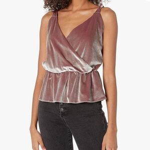 KENDALL + KYLIE l Twist Strap Tank in Granite and Cherry Size Small